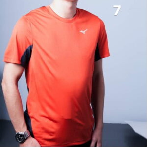 ÁO MIZUNO CROSSTIC 03 CỔ TRÒN MÀU CÀ RỐT