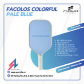 Trang chủ 34 Vợt Pickleball Facolos Colorful 16mm - Pale Blue