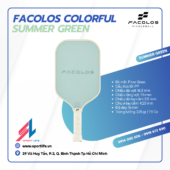 Trang chủ 35 Vợt Pickleball Facolos Colorful 16mm - Summer Green