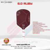 Trang chủ 35 Vợt Pickleball Six Zero Ruby 16mm