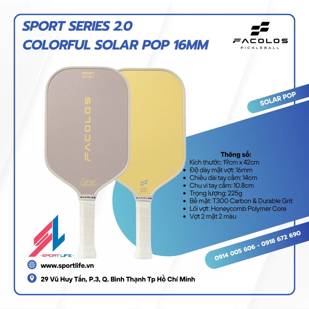 Sport Series 2.0 Colorful Solar Pop 16mm 2