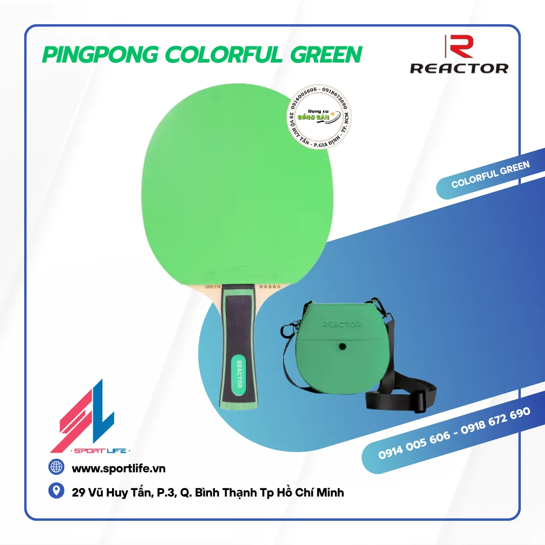 PINGPONG Colorful Green 5 PINGPONG Colorful Green