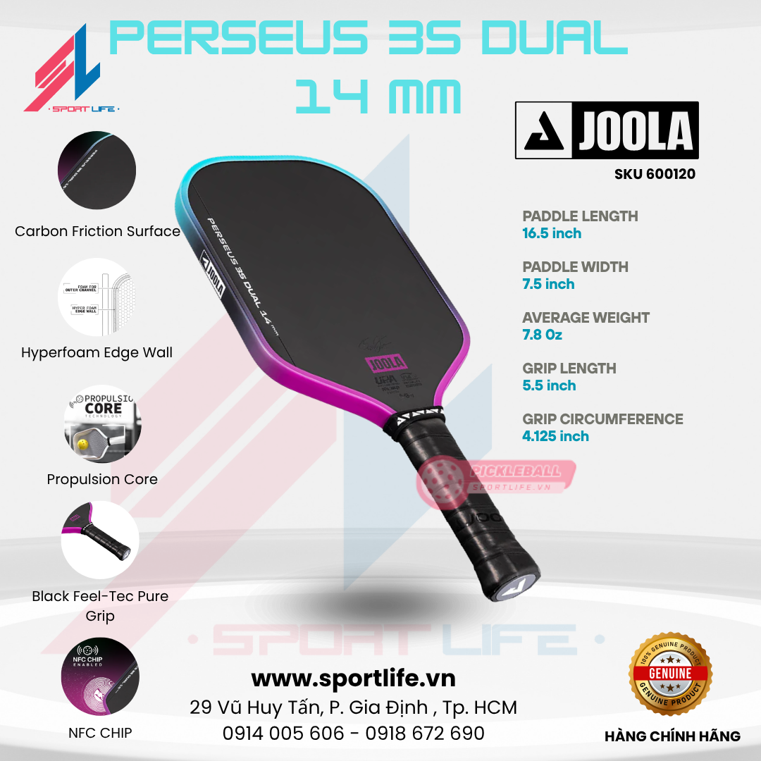 JOOLA Perseus 3S Dual 14mm