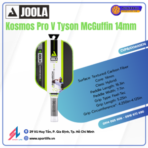 Trang chủ 43 JOOLA Kosmos Pro V Tyson McGuffin Surge Green 14mm
