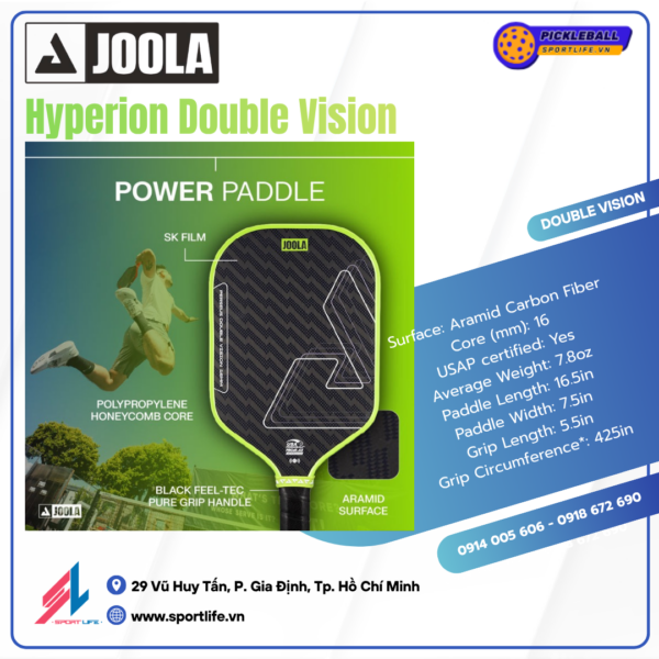 Joola Hyperion Double Vision 16mm (Green) 3 Joola Hyperion Double Vision 16mm (Green)