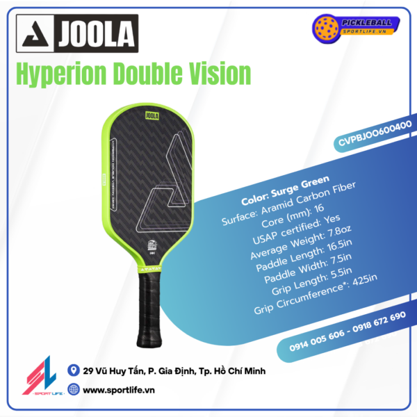 Joola Hyperion Double Vision 16mm (Green) 2 Joola Hyperion Double Vision 16mm (Green)