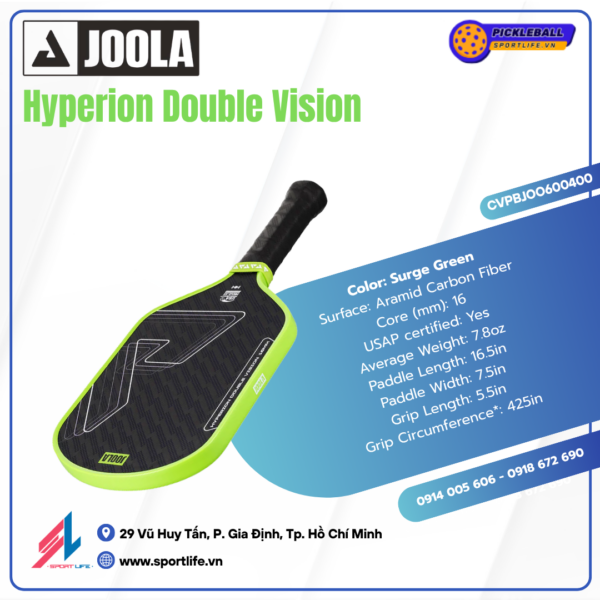 Joola Hyperion Double Vision 16mm (Green) 4 Joola Hyperion Double Vision 16mm (Green)