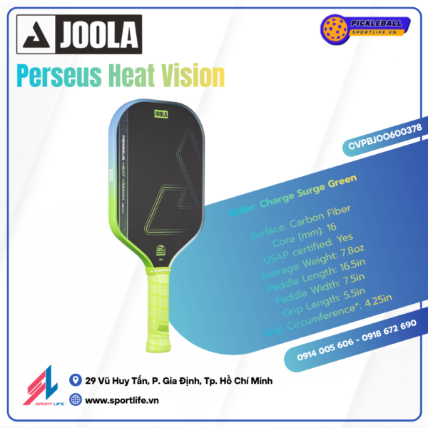 Joola Perseus Heat Vision 16mm (Green) 1 Joola Perseus Heat Vision 16mm (Green)