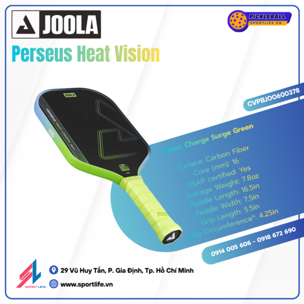 Joola Perseus Heat Vision 16mm (Green) 4 Joola Perseus Heat Vision 16mm (Green)