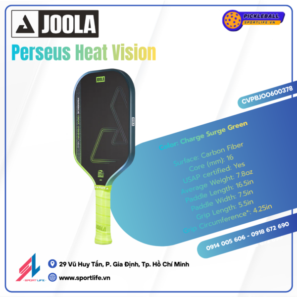 Joola Perseus Heat Vision 16mm (Green) 3 Joola Perseus Heat Vision 16mm (Green)